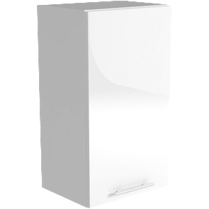 Bogdan Furniture Europe Горен шкаф b 30/72-e20, бял гланц - bogdanmebel