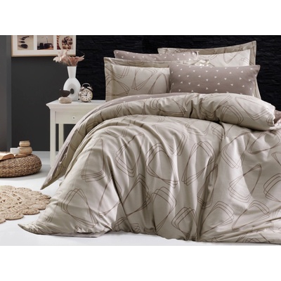 Brotex obliečky Satén Rovena mocca 240x220 70x90