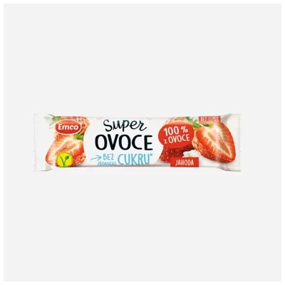 Emco Tyčinka Super ovoce jahoda 12 x 30 g