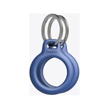 Apple Belkin Secure Holder w Keyring - Airtag - 2 Pack - Blue (MSC002btBL)