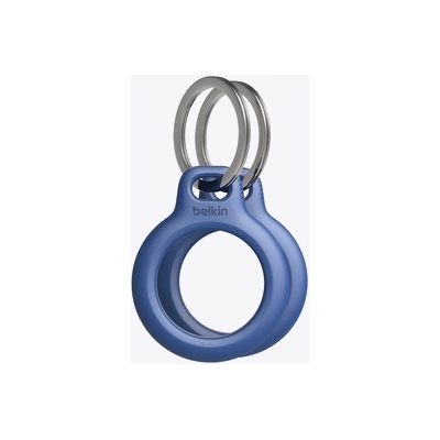 Apple Belkin Secure Holder w Keyring - Airtag - 2 Pack - Blue (MSC002btBL)