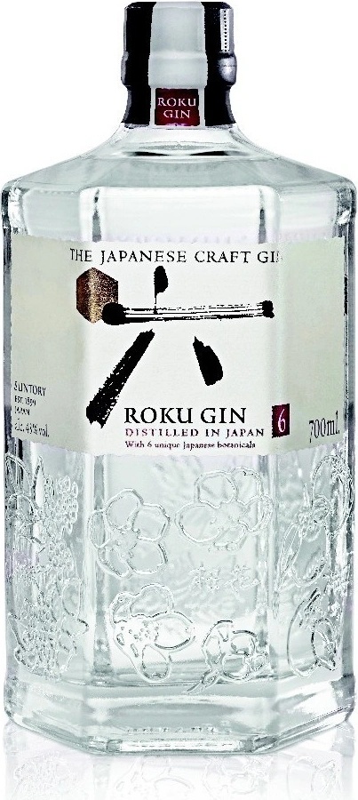 ROKU GIN 700ml 43% 日本製　2本セット 六 ROKU GIN 700ml 43% 日本のクラフトジン 2本（オマケ付き