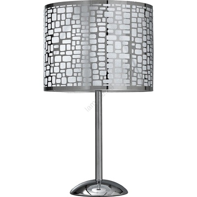 - Настолна лампа BRUCE 1xE27/15W/230V 52 см матов хром (OL0506)