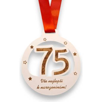 Vypálímti.cz výroba laserem Jubilení medaile XL 75