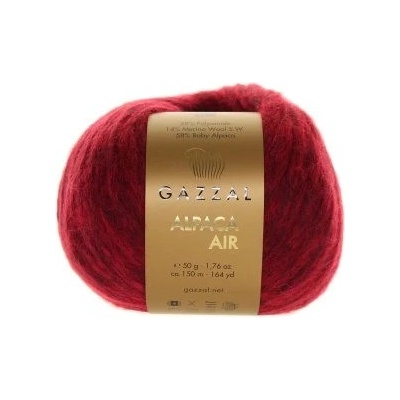 Gazzal Příze Alpaca Air 108 vínová