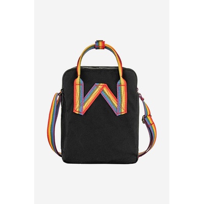 Fjällräven Чанта през рамо Fjallraven Kanken Rainbow Sling в черно (F23623.550.907)