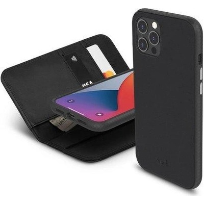 Moshi puzdro Overture with Detachable Magnetic Wallet pre iPhone 12 Pro Max Black