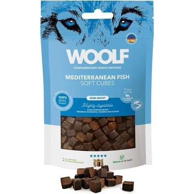 Woolf Dog Soft Cubes Mediterranean Fish 100 g