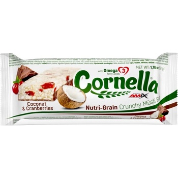 Image 1 of Amix Nutrition Cornella Musli Bar [50 грама] Шоколад с кокос и червени боровинки