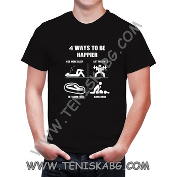 Image 1 of Fruit of the Loom Тениска - 4 ways to be happier