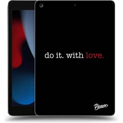 Picasee silikonový černý obal pro Apple iPad 10.2" 2021 9. gen Do it. With love.