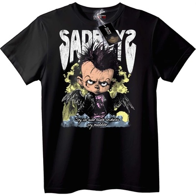 NOONEBRAND Тениска SADISTIC PUNK ХЛАПЕ - 5XL, Black