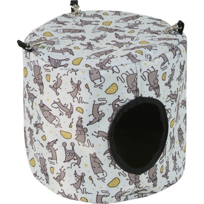 O´lala Pets Závěsný domeček pro hlodavce mrkev 15 x 15 cm