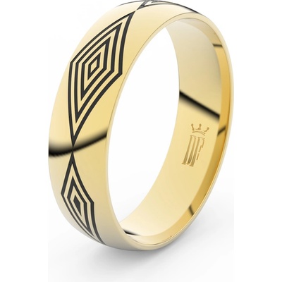 Danfil Pánský snubní prsten DLR3075 ze žlutého zlato