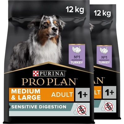 PRO PLAN MEDIUM & LARGE ADULT Sensitive Digestion Grain Free пуйка 2 x 12 кг