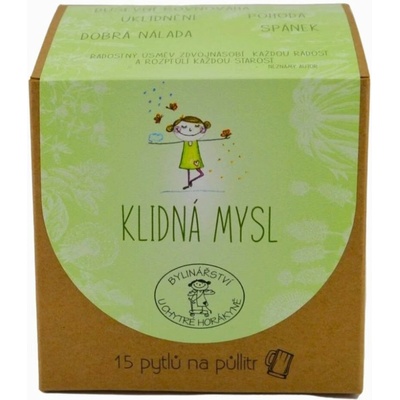 Bylinářství U Chytré horákyně Porcovaný bylinný čaj Pokojná myseľ 15 x 3 g