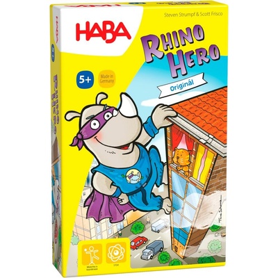 Haba Spoločenská hra Rhino Hero SK CZ verzia