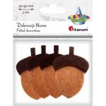 TITANUM Craft-Fun Series Felt Ornament Titanum Acorns (EA974)