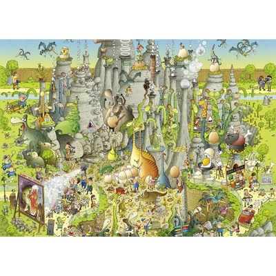 Heye - Puzzle Degano: Funky ZOO: Jurassic Habitat - 1 000 piese