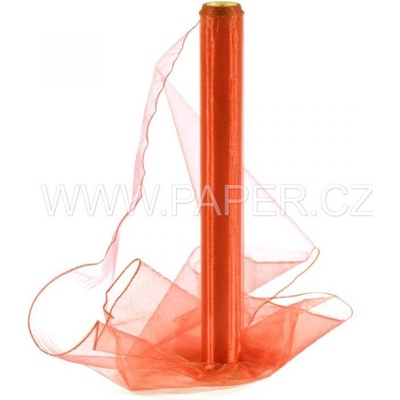 Organza 40cm/10y stříbrná 019 – Zboží Dáma