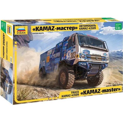 Zvezda KAMAZ Rallye truck Model kit auto 43005 1:43