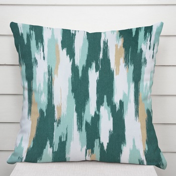 Biante Tamara TMR-025 Zeleno-béžovo-biele žíhané pásy 35 x 45 cm