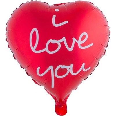 Foliový balónek srdce I Love You