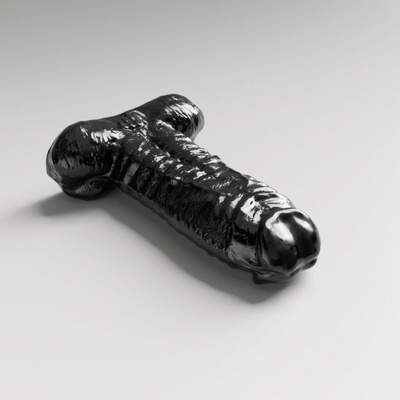 All Black Steroid ABS11 The Personal Trainer dvojité dildo 37 x 10,5–14,6 cm