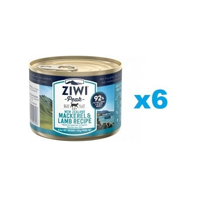 ZIWIPEAK Cat Mackerel&Lamb 6 x 185 g