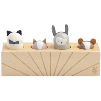 Sebra Дървена играчка Sebra - Pop Up (301730055)