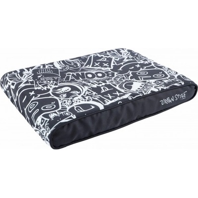 M-PETS Urbanstyle - Дюшек за домашни любимци, черно - бял, размер M, 80 х 55 см, Белгия - 10364799
