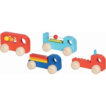 Goki Дървена количка Goki - Звук експрес, асортимент (55851)