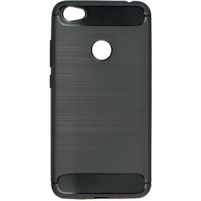 Forcell Противоударен Силиконов Калъф за Xiaomi Redmi 5a, Forcell Carbon Case, Черен (5901737874481)