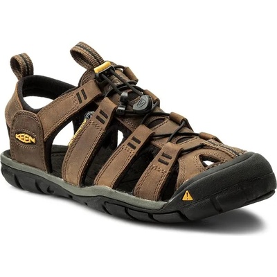 KEEN Сандали Keen Clearwater Cnx Leather 1013106 Dark Earth/Black (Clearwater Cnx Leather 1013106)