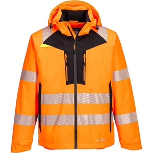 Portwest hi vis dx462 / Светлоотразително еластично яке за дъжд - hv оранжево m (dx462orrm)