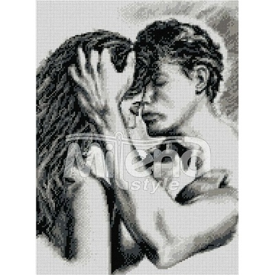 Milena Style Влюбени сърца - гоблен със схема конци Ariadna 1: 1