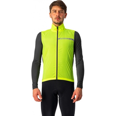 Castelli Squadra Stretch vest žltá neón