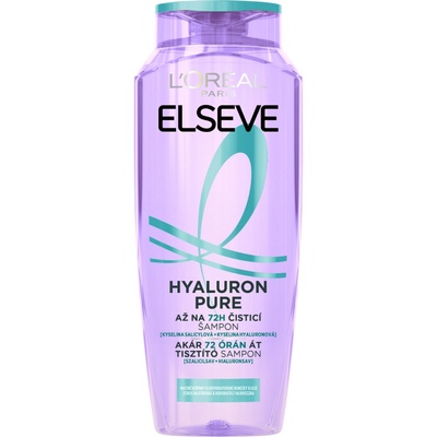 L’Oréal Paris Elseve Hyaluron Pure hydratačný šampón pre mastnú vlasovú pokožku a suché končeky 250 ml