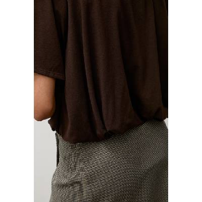 ANSWEAR блуза дамска от памук с еластан (95258)