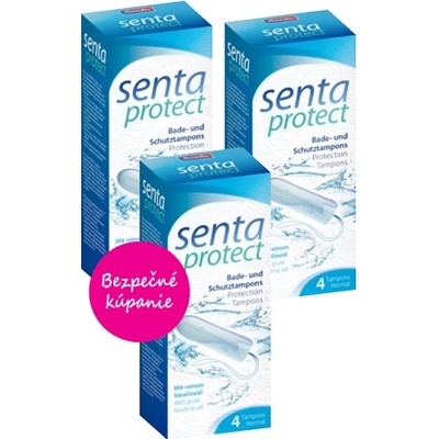 Senta Protect ochranné tampóny pri kúpaní 3 x 4 ks