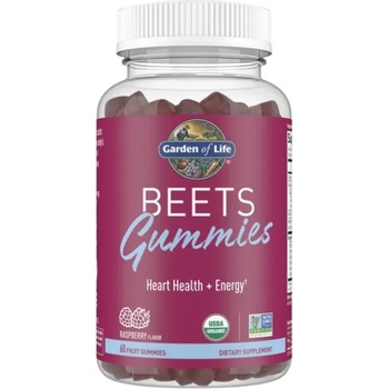 Garden of Life Beets Gummies [60 желирани бонбони] Малина