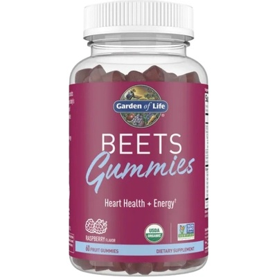 Garden of Life Beets Gummies [60 желирани бонбони] Малина