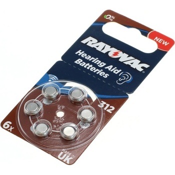 Image 1 of Rayovac Батерия за слухови апарати Rayovac PR41 / HA312, 6 бр (8005488)