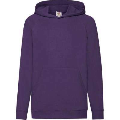 Fruit of the Loom Kids Hoodie Purple