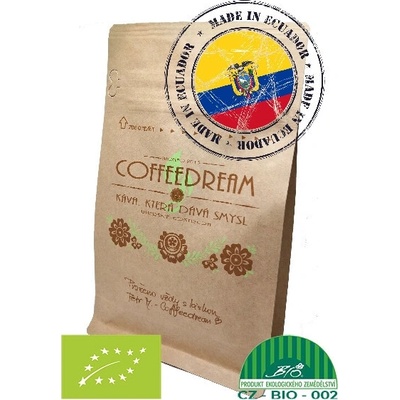 COFFEEDREAM Káva EKVÁDOR GALAPAGOS San CRISTOBAL pražení Velmi jemné mletí džezva 250 g