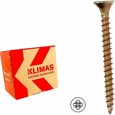 KLIMAS Wkret-met KMH Ø5 mm PZ-2 skrutka do dreva so zápustnou krížovou hlavou 90 mm - 200 ks