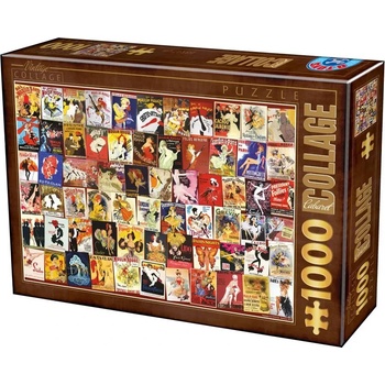 D-Toys - Puzzle Cabaret Collage - 1 000 piese