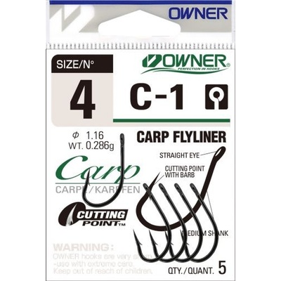 Owner Hooks Куки OWNER CARP TAFF FLYLINER CT-1 (5327200x)