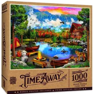 Masterpieces - Puzzle Sunset Canoe 1000 - 1 000 piese
