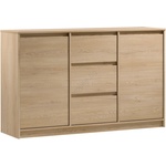 Gala Meble Комод MIYABI 138x86x40 см, цвят дъб Кремона (GM0013)